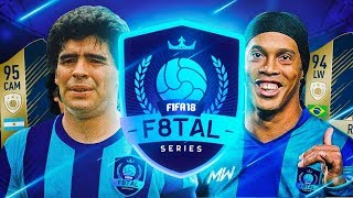 PRIMERA ELIMINATORIA DE F8TAL!! | MARADONA VS RONALDINHO | FIFA 18