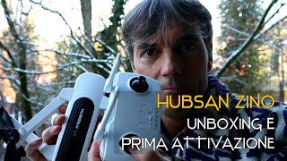 Unboxing e prima attivazione drone Hubsan Zino