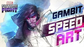 MARVEL Future Fight Gambit Speed Art