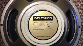 Celestion Neo Creamback and V30
