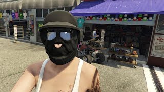 GTA 5 Online - Helmet, mask & Glasses Glitch - Working after 1.40