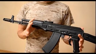 Обзор страйкбольного газового автомата KWA AK74M