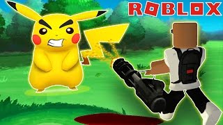 KILLING EVIL PIKACHU IN ROBLOX