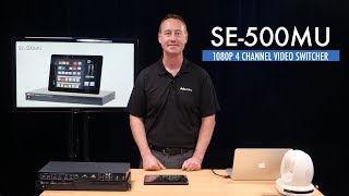 New in 2018: Datavideo SE-500MU 10-bit 1080p Video Switcher/Mixer
