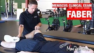 FABER Mensicus Special Test - Clinical Examination of the Knee
