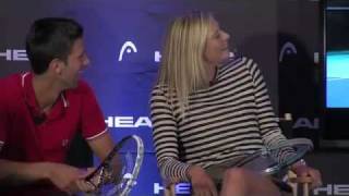 Head-to-Head Sharapova & Novak Djokovic