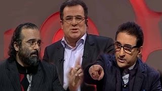 درگیری علم الهدی و قادری مقابل دوربین زنده تلویزیون