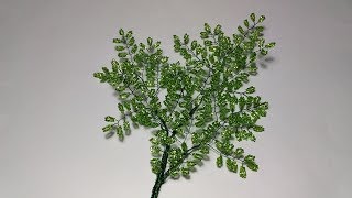 Украшение из бисера. Декоративные веточки 1/2 часть.Мастер класс. Пошаговый МК для начинающих.