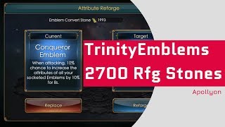 2700 Reforge Stone - Trinity and Rare Emblems - Legacy Of Discord - Apollyon
