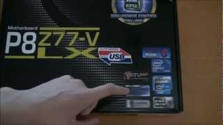 Asus P8Z77-V-LX | Unboxing and First Look #006 | TechEdgey231