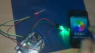 Arduino/Android - BLUETOOTH RGB LED CONTROL ANDROID APP
