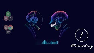 Daft Punk Rainmeter Skin 2017
