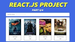 React.js Project - Search Menu Part 3