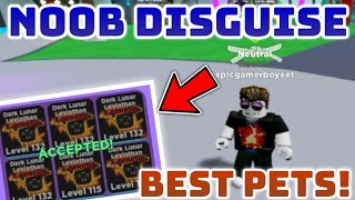 ⚡*NOOB DISGUISE TROLLING* WITH *BEST PETS* PRO SCAMS ME?⚡ (ROBLOX : Ninja Legends)
