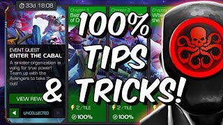 Enter The Cabal Uncollected 100% Tips & Tricks - Marvel Contest Of Champions