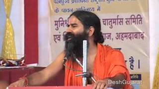 Baba Ramdev speaks on Narendra Modi, Gujarat, Tarun Sagar Maharaj and more in Ahmedabad