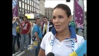 Н.Королевская перед матчем «Украина - Швеция»