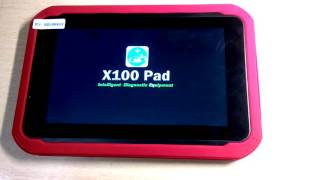 About the tablet car key programmer X100 PAD XTool
