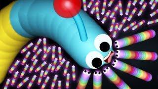 Slither. io -Детская Мульт игра про Червяка!