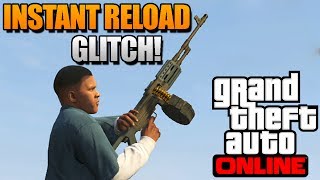 GTA 5 Online - Instant Reload Glitch Online! Secret Reload Weapons Trick! "GTA 5 Tricks"