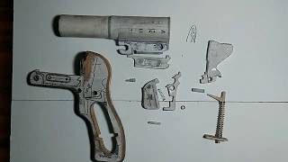 СПШ-44 из бумаги, фанеры и картона.