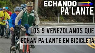 Los 9 venezolanos que echan pa´lante en bicicleta
