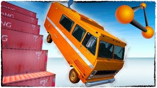 СМЕРТЕЛЬНАЯ КАРТА В BEAMNG DRIVE | Death Fall