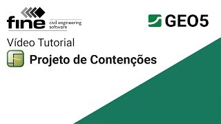 Tutoriais GEO5: Dimensionar uma Cortina de Estacas-Prancha no Programa Projeto de Contenções