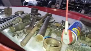 Замена втулок поворотного кулака рулевого управления. Мелкий ремонт водяной помпы.