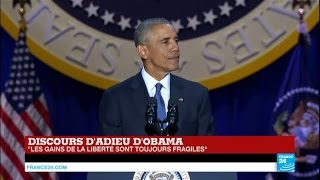 REPLAY - Le discours d'adieu de Barack Obama à Chicago