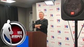 Brett Brown says he might use Ben Simmons at PF when Markelle Fultz returns | NBA on ESPN