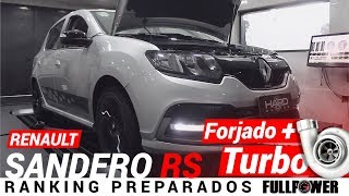 Turbo, forjado, Renault Sandero RS: um jatinho exclusivo no Ranking Preparados FULLPOWER!