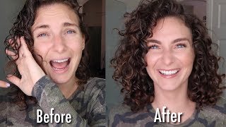 Damp Styling Wavy Curly Hair   | Jannelle