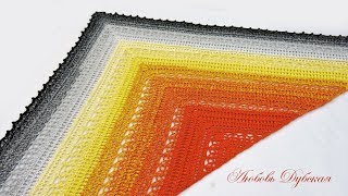 Шаль из пряжи Flowers. Мастер класс.
