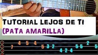 lejos de ti tutorial guitarra Pelo d´ Ambrosio