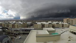 Storm front moves into Salt Lake City