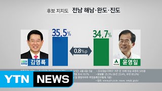 [여론조사] 야당 텃밭 '호남'...더민주-국민 치열한 접전 / YTN