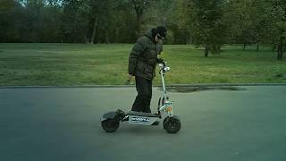 Электросамокат для езды по бездорожью / OFFROAD e-scooter