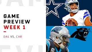 Dallas Cowboys vs. Carolina Panthers | Week 1 Game Preview | NFL Film Review