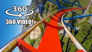 Superman Roller Coaster 360 VR POV Six Flags Fiesta Texas Virtual Reality #rollercoaster