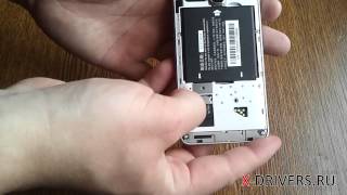 Как вставить SIM-карту в Alcatel One Touch Star (X-DRIVERS.RU)