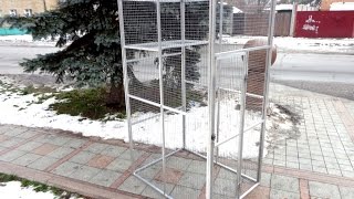 Вольер для Мейн-Куна. Размер 0,9 х 1,2 х 2 м.