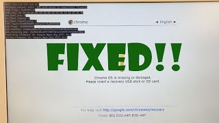 How to Fix "Chrome OS is missing or damaged" or 0X54 TMP read Error for ACER CB5-311 Chromebook