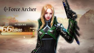 Cabal Mobile 카발 모바일 - Force Archer Level 23 - 30 Gameplay 66 Combo Skills - OBT 2019