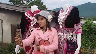 ตลาดชายแดน ไทย ลาว บ้านฮวก