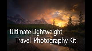 Only 2 small lenses!! Tavel photography gear! Sony 12-24 filter hack!