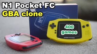 N1 Pocket FC GBA clone game station
