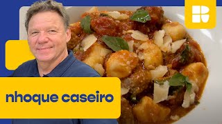 Nhoque de batata com almôndegas, molho de tomate e manjericão | Claude Troisgros | Que marravilha!