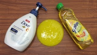Dish Soap and Body Wash Slime , How to Make Slime Soap Salt and Body Wash, NO GLUE !! -2017