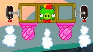 МАШИНКИ Bad Piggies #9 мультик игра как Хот вилс Hot Wheels про тачки. Собираем новую машинку #МК